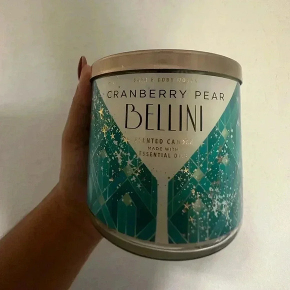 Bath & Body Works Other - Cranberry Pear Bellini 3-wick Candle